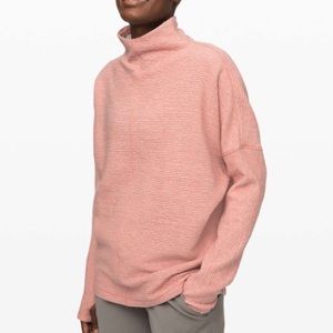 Lululemon Along The Way Mock Neck Long Sleeve top